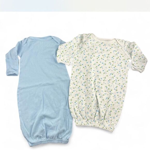 Footless baby gowns - 2-piece set 0-3 months - Picture 1 of 1